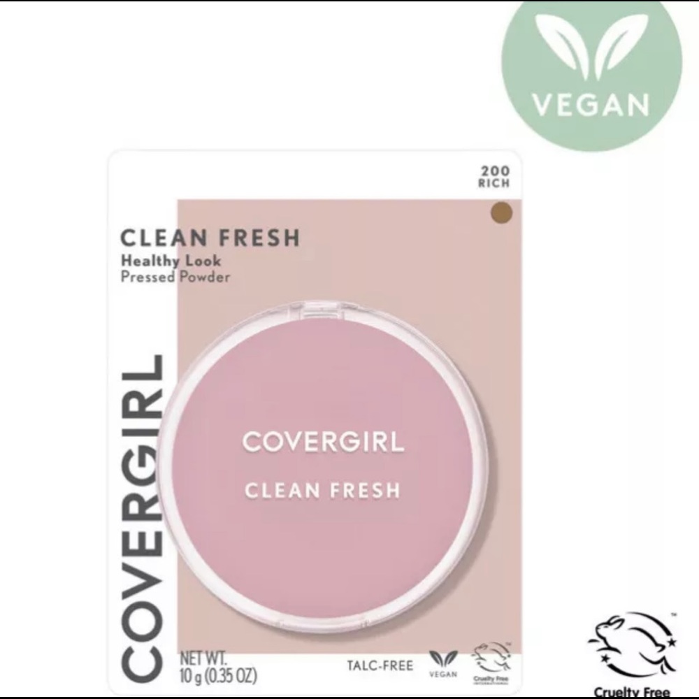 NEW Covergirl, Clean Fresh, Powder,Color #200-Rich